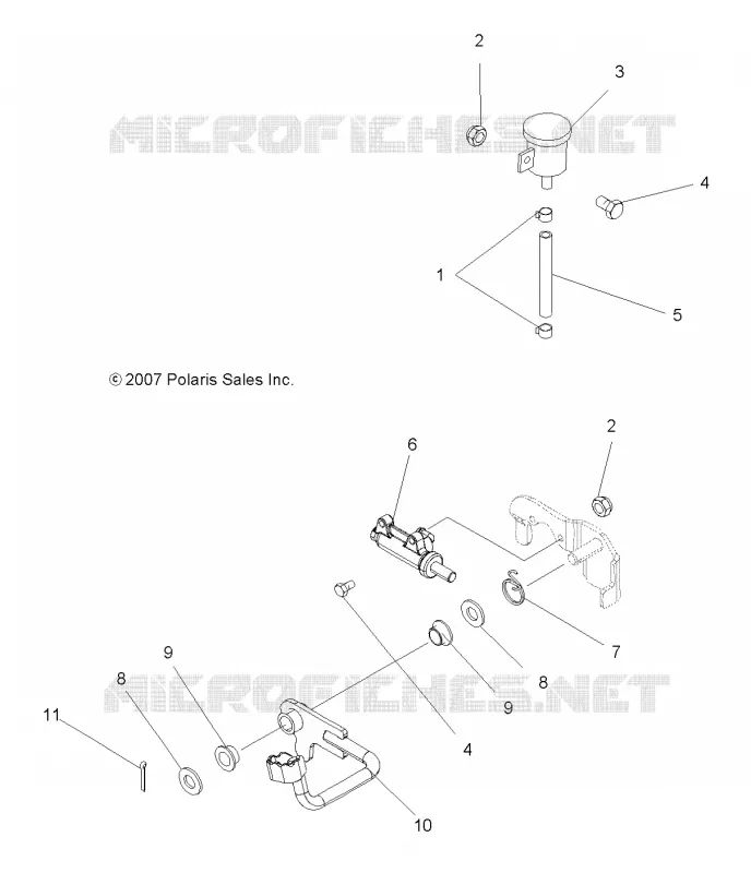 BRAKES, PEDAL AND REAR MASTER CYLINDER