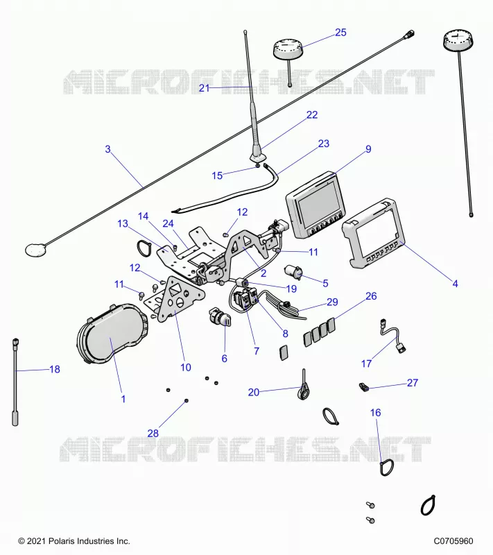 ELECTRICAL, DASH INSTRUMENTS AND CONTROLS, RIDE COMMAND