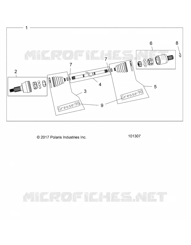DRIVE TRAIN, DRIVE SHAFT, FRONT