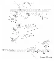 STEERING, HANDLEBAR MOUNTING