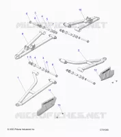 FRONT SUSPENSION CONTROL ARMS