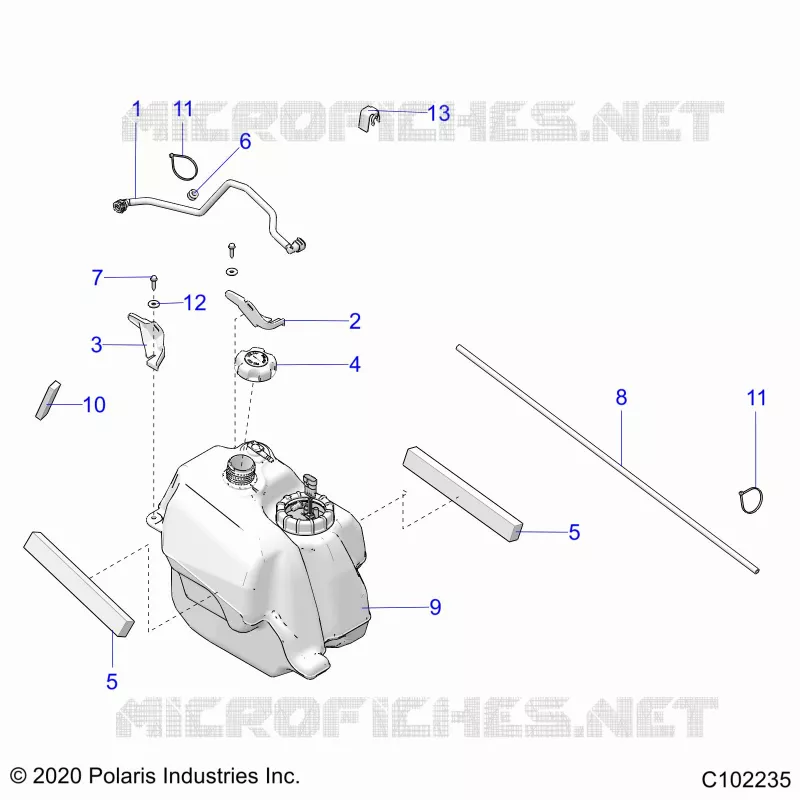 FUEL SYSTEM, FUEL TANK ASM.