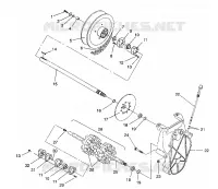 DRIVE TRAIN ASSEMBLY 440 / 0930760 AND 440 SKS / 0930560 (4922932293018A)