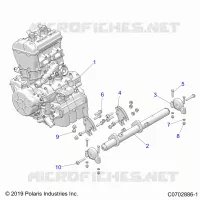 ENGINE, MOUNTING & LONG BLOCK