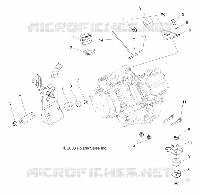 ENGINE, MOUNTING
