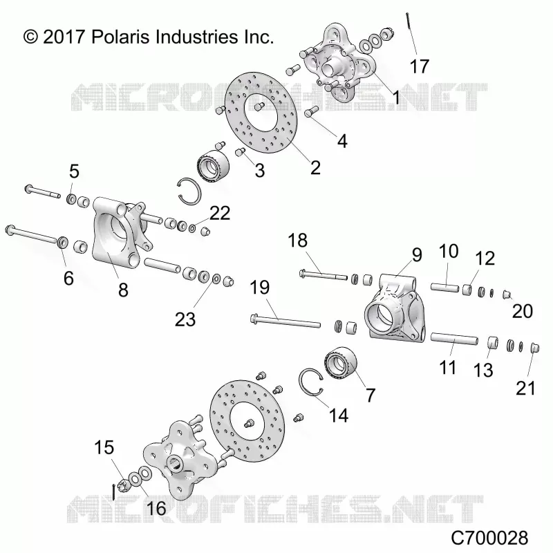 SUSPENSION, REAR CARRIER