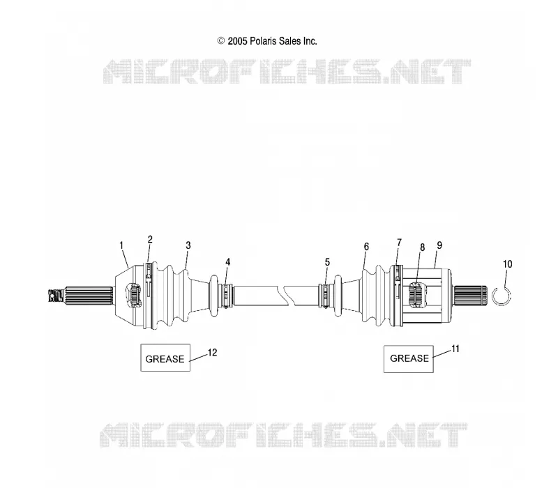 DRIVE SHAFT, FRONT