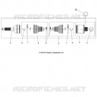 DRIVE TRAIN, REAR DRIVE SHAFT
