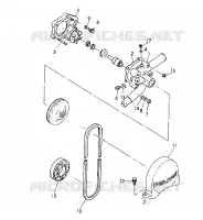 WATER PUMP ASSEMBLY RXL/RXL SKS (4921322132040A)