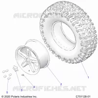 WHEELS, FRONT/REAR