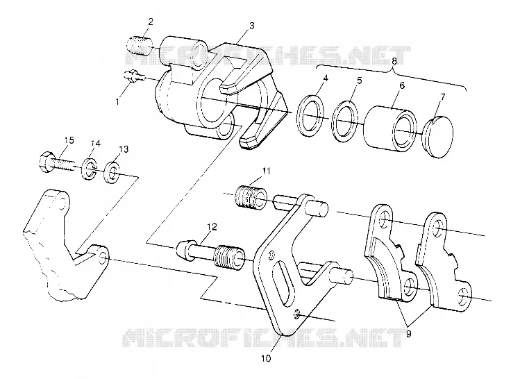 FRONT BRAKE XPLORER 4X4 W959140 (4930223022B008)