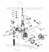 FRONT STRUT    6X6 400L