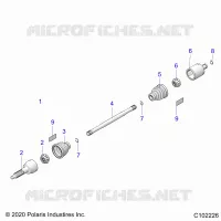 DRIVE TRAIN, SECONDARY CLUTCH