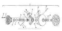 DRIVE CLUTCH   500 XLT (4921662166027A)