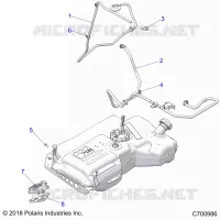 BODY, FUEL LINES, STD. 