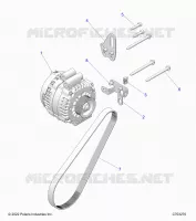 ENGINE, ALTERNATOR