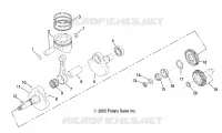 ENGINE, CRANKSHAFT AND PISTON