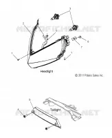 ELECTRICAL, HEADLIGHT AND TAILLIGHT