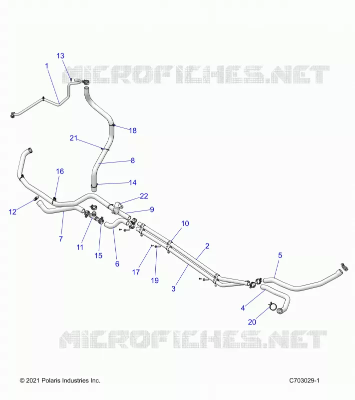 COOLING ROUTING, ENGINE