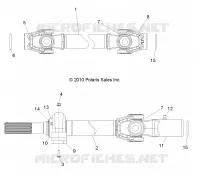 DRIVE TRAIN, FRONT PROP SHAFT