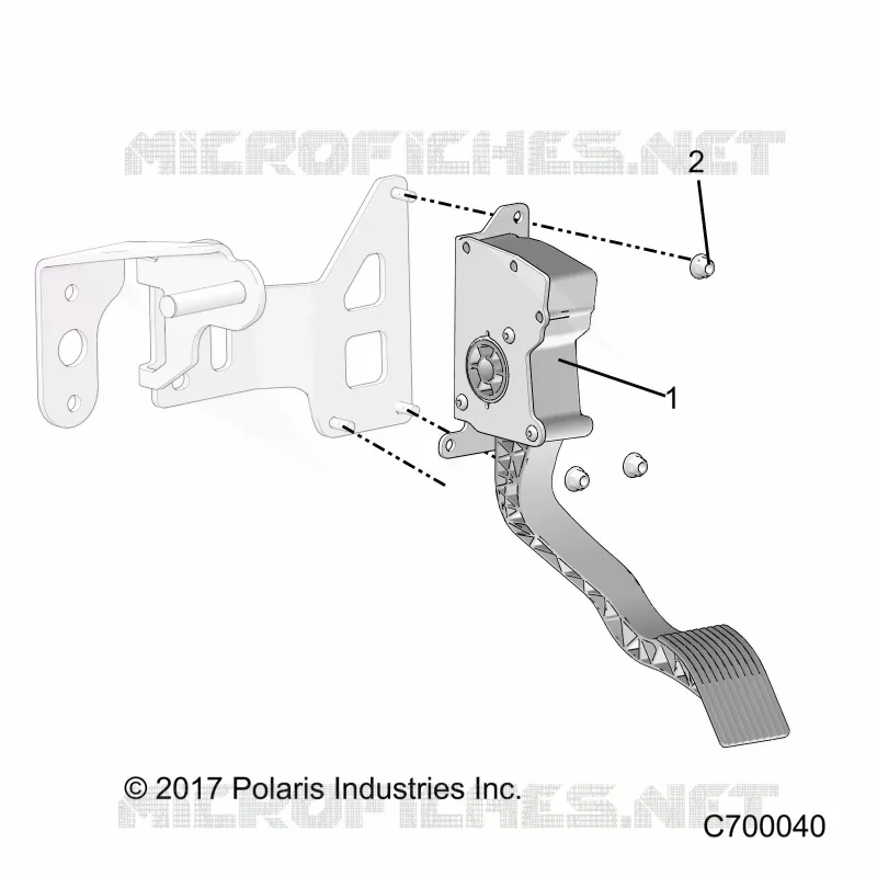 ENGINE, THROTTLE PEDAL
