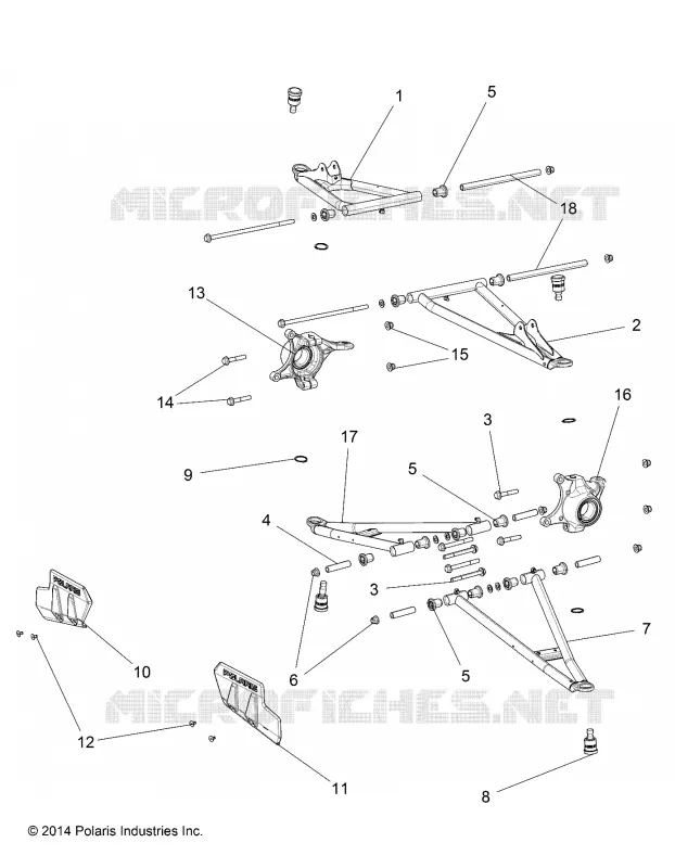 FRONT SUSPENSION CONTROL ARMS