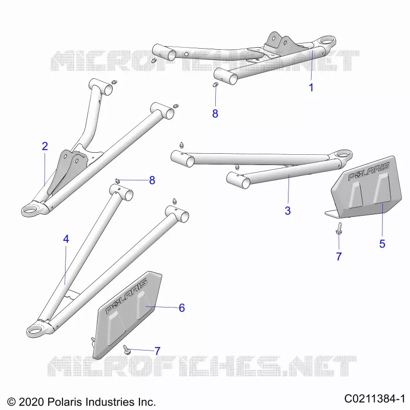 FRONT SUSPENSION A-ARMS