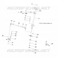 STEERING POST   AND TIE ROD ASM.