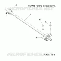 DRIVE TRAIN, REAR PROP SHAFT
