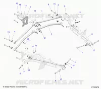 REAR SUSPENSION TRAILING ARMS MOUNTING