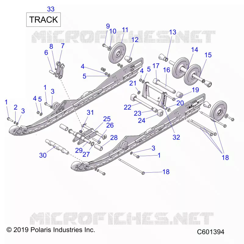 REAR SUSPENSION AND TRACK