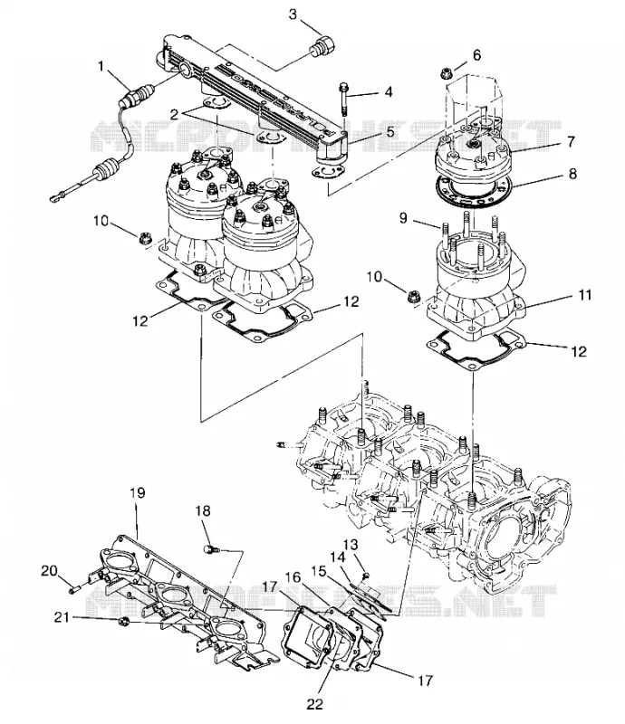 CYLINDER   MANIFOLD SLT 750 B954170 (4930563056C001)