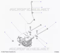 DRIVE TRAIN, FRONT GEARCASE MOUNTING