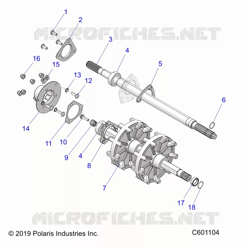 DRIVE TRAIN, JACKSHAFT AND DRIVE SHAFT