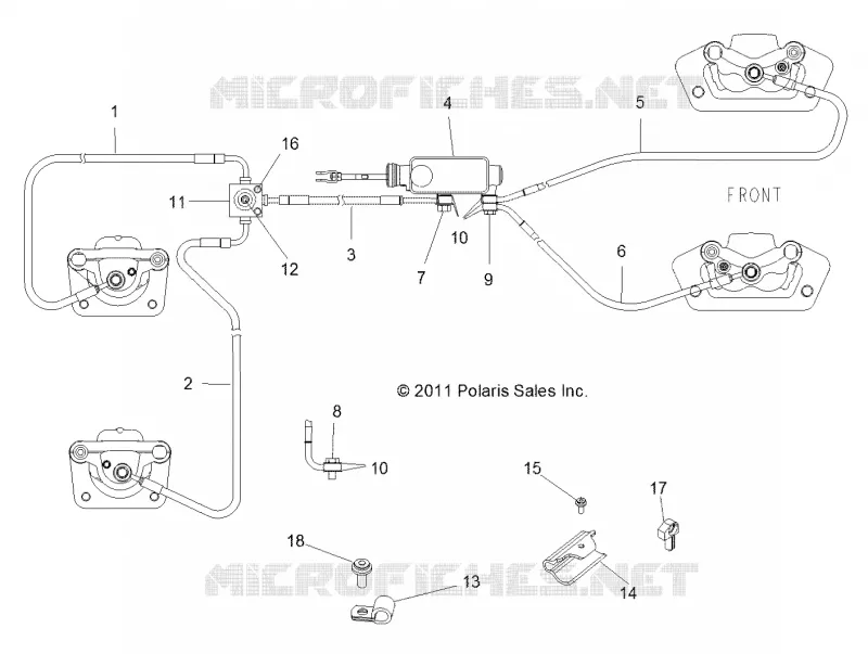 BRAKE LINES AND MASTER CYLINDER