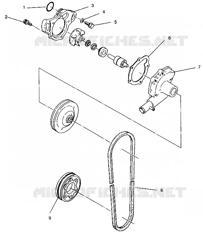 WATER PUMP WIDETRAK LX 0942064 (49250425040033)