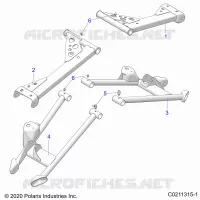 REAR SUSPENSION CONTROL ARMS