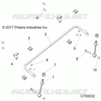 FRONT SUSPENSION STABILIZER BAR