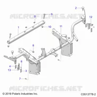 CHASSIS, FRONT FRAME ASM. (USA)