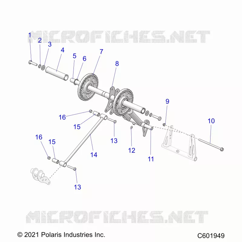 SUSPENSION, REAR TORQUE ARM
