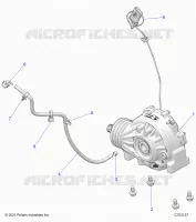 DRIVE TRAIN, FRONT GEARCASE MOUNTING