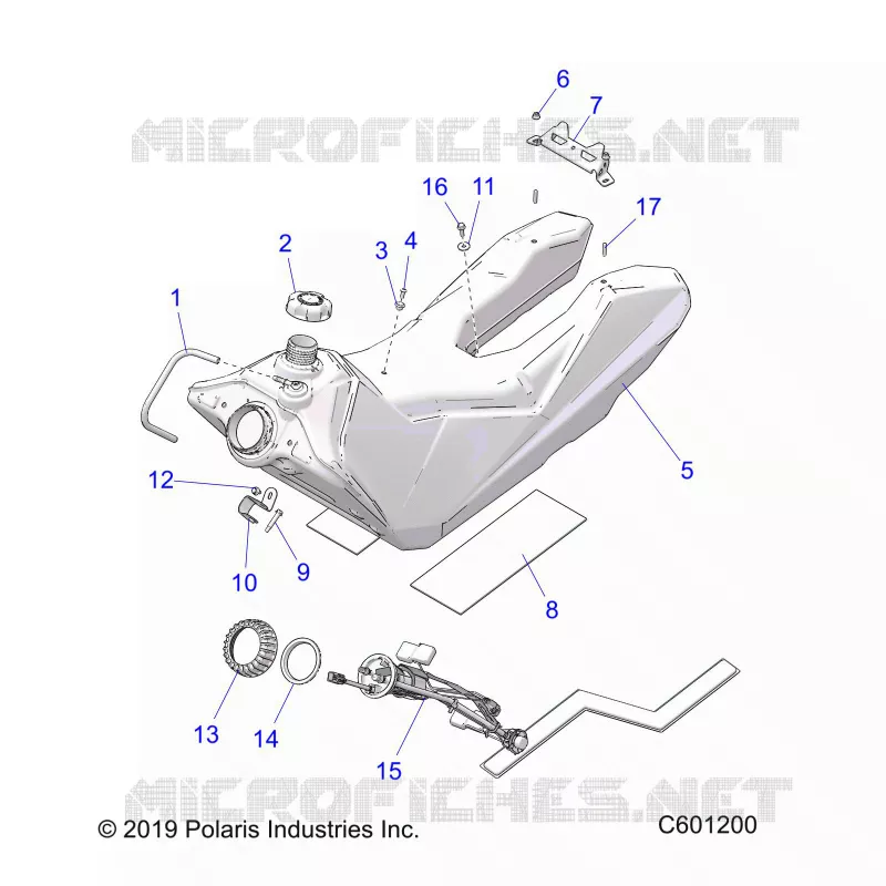 FUEL SYSTEM, FUEL TANK ASM.