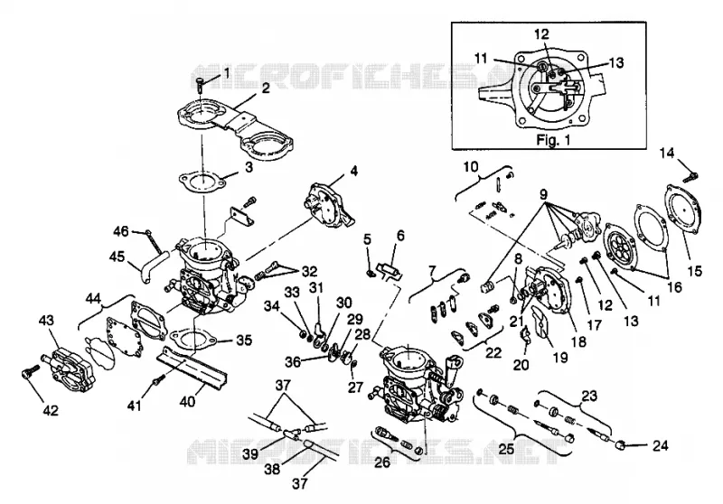 CARBURETOR SLT 700 B974572 (4941124112C001)