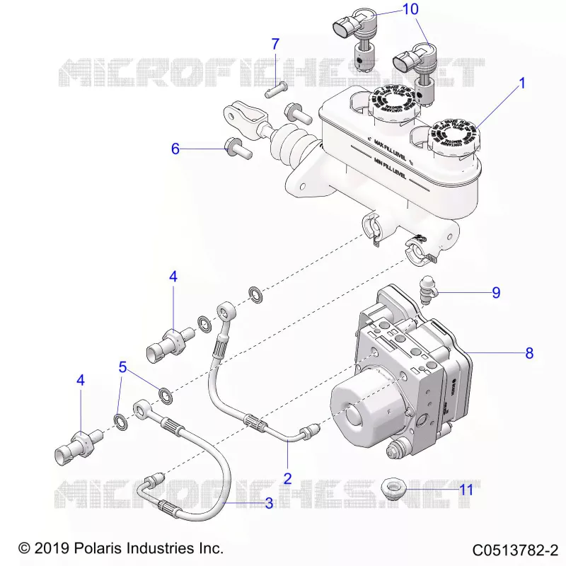 BRAKES, MASTER CYLINDER AND ABS MODULE