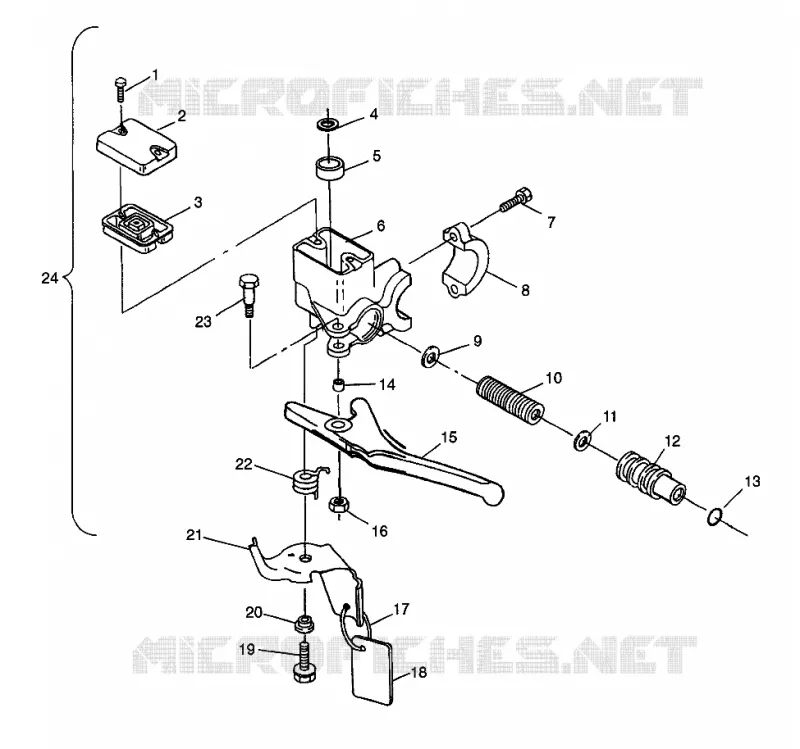 MASTER CYLINDER TRAIL RMK 0980961 (4942214221A014)