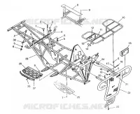 BUMPER / RACKS MOUNTING 6X6 400L, SWEDISH S948740 AND  NORWEGIAN N948740 (4926812681003A)