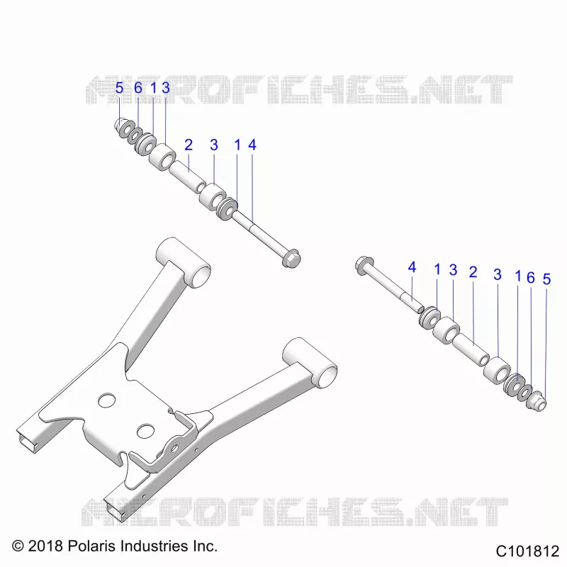 REAR SUSPENSION A-ARM MOUNTING AND BUSHINGS