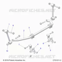 SUSPENSION, FRONT STABILIZER BAR- G21GAJ99AC/AW/BC/BW (C701011-2)