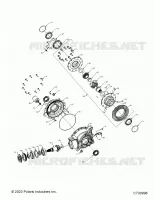 DRIVE TRAIN, REAR GEARCASE INTERNALS