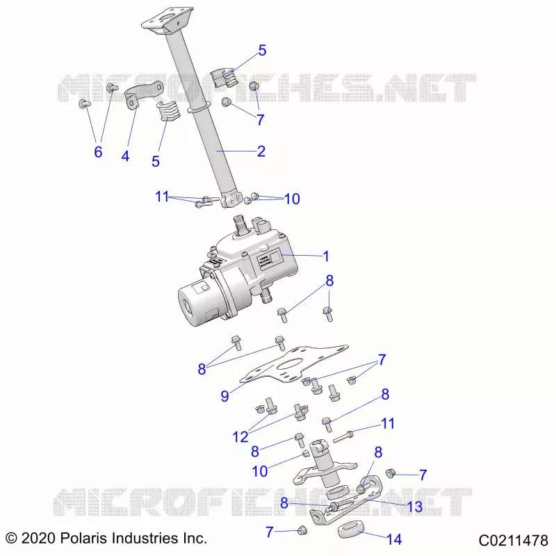 STEERING, STEERING POST  ASM.